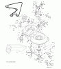 Jonsered LT2218 CMA2 (96061024000) - Lawn & Garden Tractor (2009-01) Listas de piezas de repuesto y dibujos MOWER DECK / CUTTING DECK