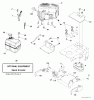 Jonsered LT2218 CMA2 (96061026700) - Lawn & Garden Tractor (2010-02) Listas de piezas de repuesto y dibujos ENGINE