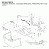 Jonsered LT2220 CMA2 (96061022002) - Lawn & Garden Tractor (2008-01) Listas de piezas de repuesto y dibujos BAGGER