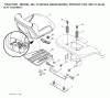 Jonsered LT2223 A2 (960410040, 96041004000) - Lawn & Garden Tractor (2007-07) Listas de piezas de repuesto y dibujos SEAT