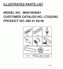 Jonsered LT2223 A2 (960410040, 96041004001) - Lawn & Garden Tractor (2007-05) Listas de piezas de repuesto y dibujos FREQUENTLY USED PARTS