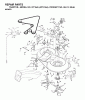 Jonsered ICT16A (JICTH16J, 954130066) - Lawn & Garden Tractor (2002-06) Listas de piezas de repuesto y dibujos MOWER DECK / CUTTING DECK
