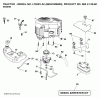 Jonsered LT2223 A2 (96041006000) - Lawn & Garden Tractor (2007-04) Listas de piezas de repuesto y dibujos ENGINE