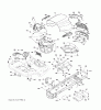 Jonsered LT2223 A2 (96041011101) - Lawn & Garden Tractor (2010-02) Ersatzteile CHASSIS ENCLOSURES