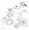 Jonsered LT2223 A2 (96041014403) - Lawn & Garden Tractor (2012-02) Listas de piezas de repuesto y dibujos CHASSIS ENCLOSURES