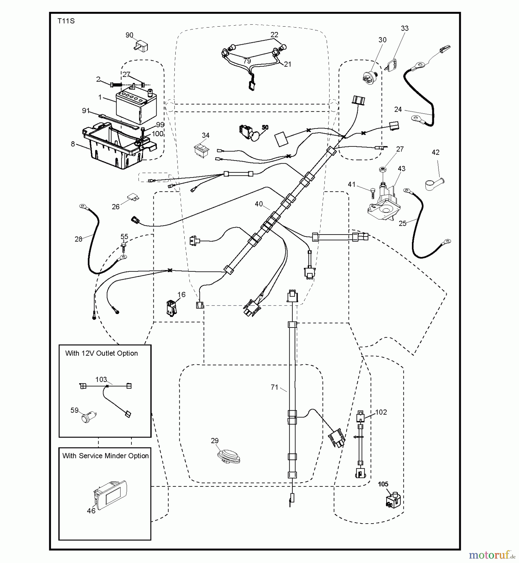  Jonsered Rasen  und Garten Traktoren LT2226 A2 (96041014500) - Jonsered Lawn & Garden Tractor (2009-04) ELECTRICAL