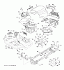 Jonsered LT2226 A2 (96041014502) - Lawn & Garden Tractor (2012-01) Listas de piezas de repuesto y dibujos CHASSIS ENCLOSURES