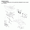 Jonsered ICT17A (JICTH17B, 954130067) - Lawn & Garden Tractor (2002-06) Listas de piezas de repuesto y dibujos SEAT