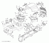 Jonsered LT2227 A2 (96041014601) - Lawn & Garden Tractor (2011-04) Ersatzteile CHASSIS ENCLOSURES