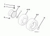 Jonsered LT2316 CM (96051002003) - Lawn & Garden Tractor (2013-05) Listas de piezas de repuesto y dibujos WHEELS TIRES