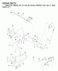 Jonsered ICT18A (JICTH18A, 954130043) - Lawn & Garden Tractor (2000-03) Listas de piezas de repuesto y dibujos MOWER LIFT / DECK LIFT
