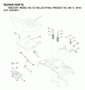 Jonsered ICT18A (JICTH18A, 954130043) - Lawn & Garden Tractor (2000-03) Listas de piezas de repuesto y dibujos SEAT