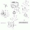 Jonsered LT2316 CMA2 (96051002200) - Lawn & Garden Tractor (2011-01) Listas de piezas de repuesto y dibujos ENGINE