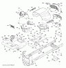 Jonsered LT2317 A2 (96041026000) - Lawn & Garden Tractor (2011-11) Listas de piezas de repuesto y dibujos CHASSIS ENCLOSURES