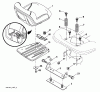 Jonsered LT2317 CMA (96051002102) - Lawn & Garden Tractor (2012-08) Listas de piezas de repuesto y dibujos SEAT