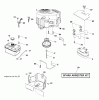 Jonsered LT2317 CMA2 (96051004400) - Lawn & Garden Tractor (2012-01) Listas de piezas de repuesto y dibujos ENGINE
