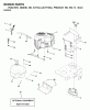Jonsered ICT18A (JICTH18C, 954130043) - Lawn & Garden Tractor (2001-02) Listas de piezas de repuesto y dibujos ENGINE CUTTING EQUIPMENT