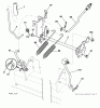 Jonsered LT2320 A2 (96041030100) - Lawn & Garden Tractor (2012-11) Listas de piezas de repuesto y dibujos MOWER LIFT LEVER