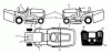 Jonsered LT2320 CMA2 (96051007300) - Lawn & Garden Tractor (2012-11) Listas de piezas de repuesto y dibujos DECALS