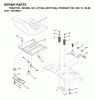 Jonsered ICT19A (JICTH19A, 954130068) - Lawn & Garden Tractor (2002-02) Listas de piezas de repuesto y dibujos SEAT