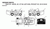 Jonsered ICT19A (JICTH19B, 954568083) - Lawn & Garden Tractor (2002-03) Ersatzteile DECALS