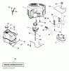 Jonsered LT2323 CMA2 (96051004700) - Lawn & Garden Tractor (2012-02) Listas de piezas de repuesto y dibujos ENGINE