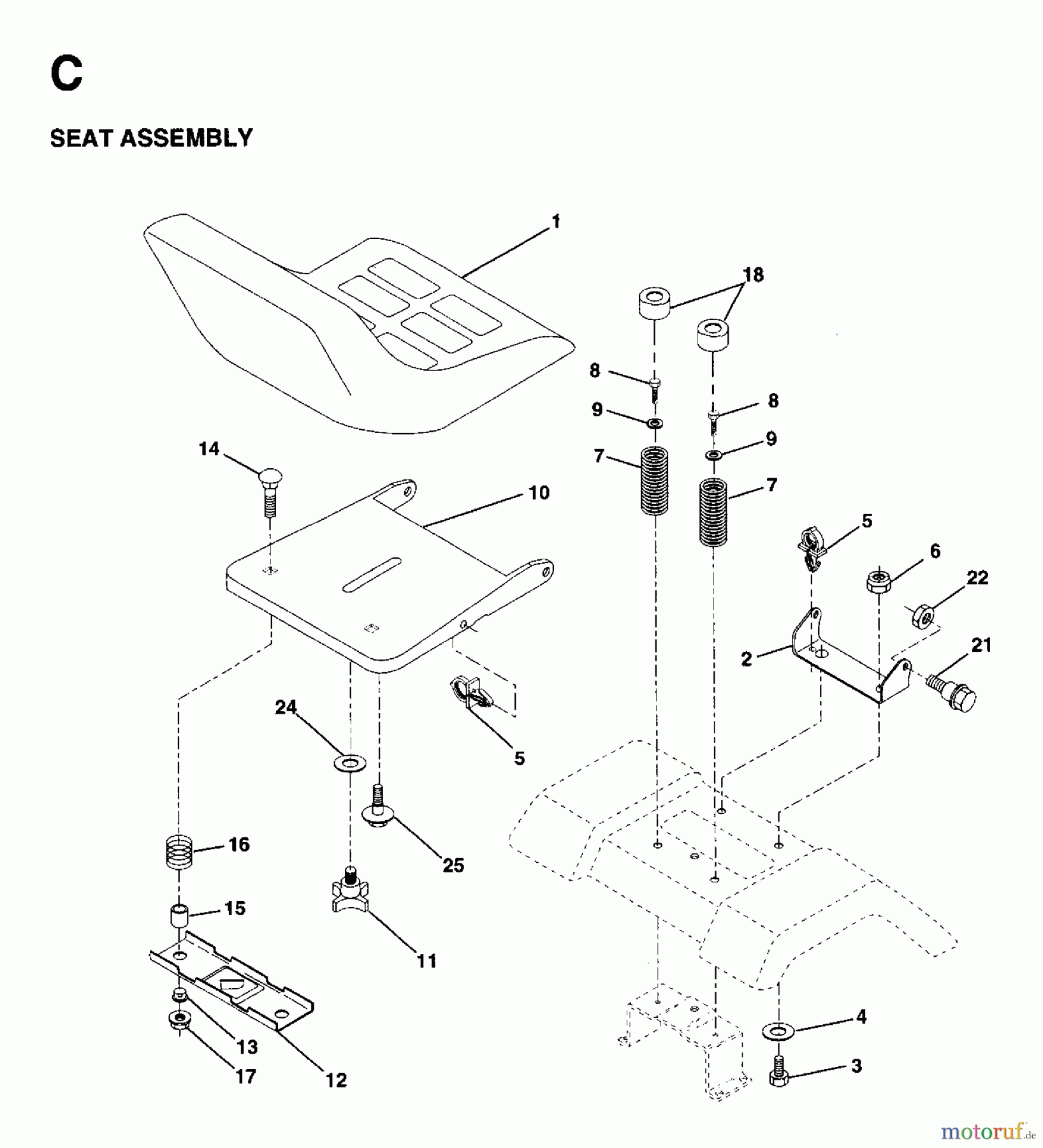  Jonsered Rasen  und Garten Traktoren LTH15 (954130004) - Jonsered 42
