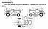 Jonsered LTH16 (J816H42C, 954130025) - Lawn & Garden Tractor (1998-12) Listas de piezas de repuesto y dibujos DECALS