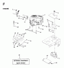 Jonsered LTH18 (954130005) - 46" Lawn & Garden Tractor (1997-04) Listas de piezas de repuesto y dibujos ENGINE CUTTING EQUIPMENT