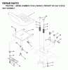 Jonsered LTH18 (J18H46C, 954130026) - Lawn & Garden Tractor (1998-12) Listas de piezas de repuesto y dibujos SEAT