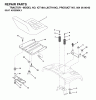 Jonsered ICT19A (JICTH19C, 954568083) - Lawn & Garden Tractor (2002-06) Listas de piezas de repuesto y dibujos SEAT