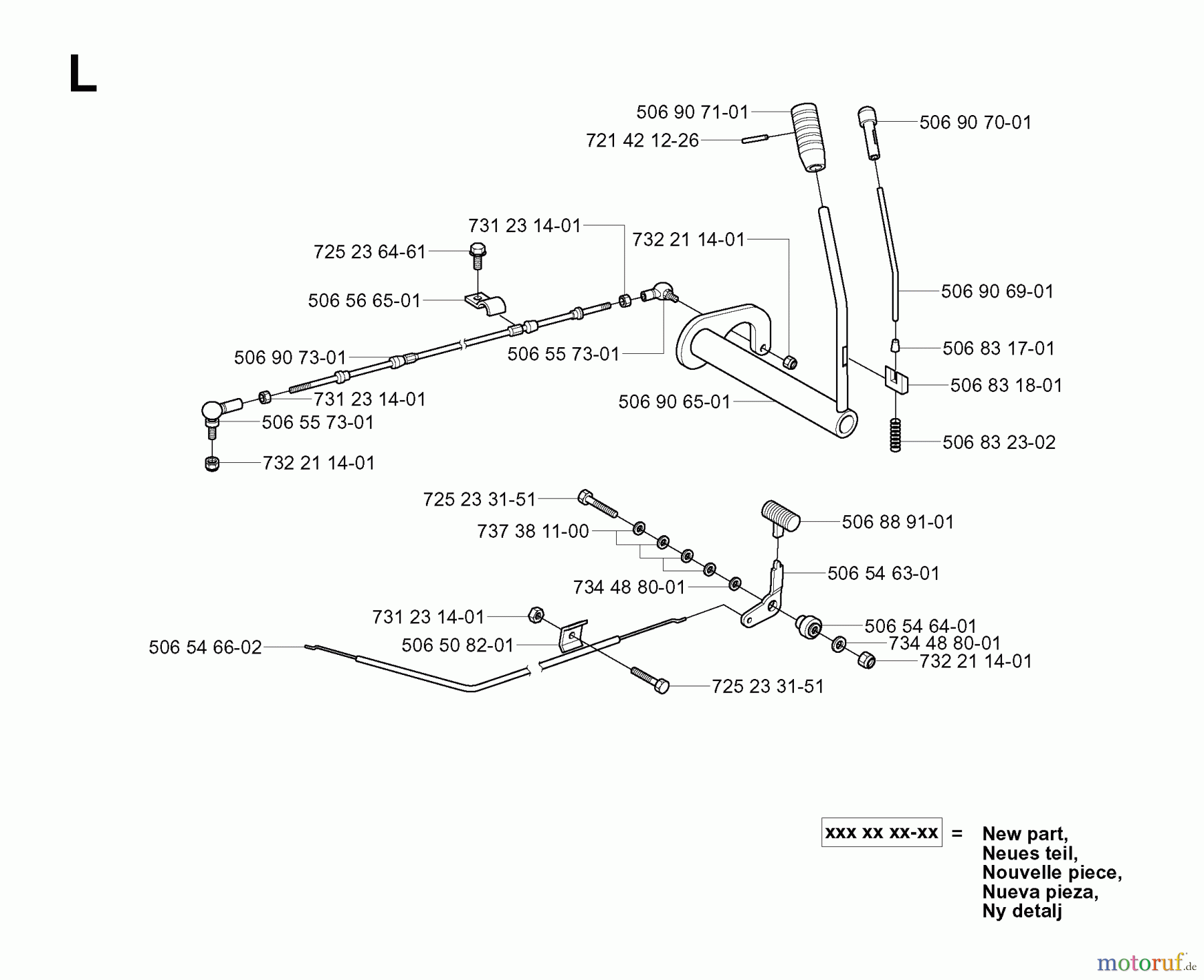  Jonsered Reitermäher FR2111 (953535101) - Jonsered Rear-Engine Riding Mower (2004-01) CONTROLS #2