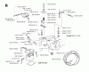 Jonsered FR2111 - Rear-Engine Riding Mower (2003-01) Listas de piezas de repuesto y dibujos ELECTRICAL