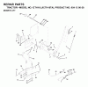 Jonsered ICTH16 (JICTH16TA, 954130028) - Lawn & Garden Tractor (1999-03) Listas de piezas de repuesto y dibujos MOWER LIFT / DECK LIFT