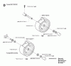 Jonsered FR2116 MA (953535401) - Rear-Engine Riding Mower (2006-01) Listas de piezas de repuesto y dibujos WHEELS TIRES