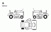 Jonsered LR11 (954130002) - 36" Lawn & Garden Tractor (1997-04) Listas de piezas de repuesto y dibujos DECALS