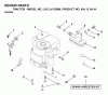 Jonsered LR12 (J1236M, 954130034) - Lawn & Garden Tractor (2000-04) Listas de piezas de repuesto y dibujos ENGINE CUTTING EQUIPMENT