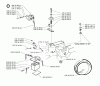 Jonsered FRH13 M - Rear-Engine Riding Mower (1999-04) Listas de piezas de repuesto y dibujos ELECTRICAL