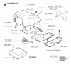 Jonsered FRM13 AUTOMATIC - Rear-Engine Riding Mower (2001-01) Listas de piezas de repuesto y dibujos HYDRAULIC PUMP- MOTOR