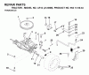 Jonsered LR12 (J1236M, 954130034) - Lawn & Garden Tractor (2000-04) Listas de piezas de repuesto y dibujos TRANSMISSION
