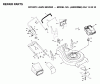 Jonsered 600RDM2 (J600RDMB, 954130032) - Walk-Behind Mower (1999-07) Listas de piezas de repuesto y dibujos PRODUCT COMPLETE #2