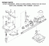 Jonsered 600SD (J600SDE, 954130050) - Walk-Behind Mower (2001-03) Listas de piezas de repuesto y dibujos GEAR CASE