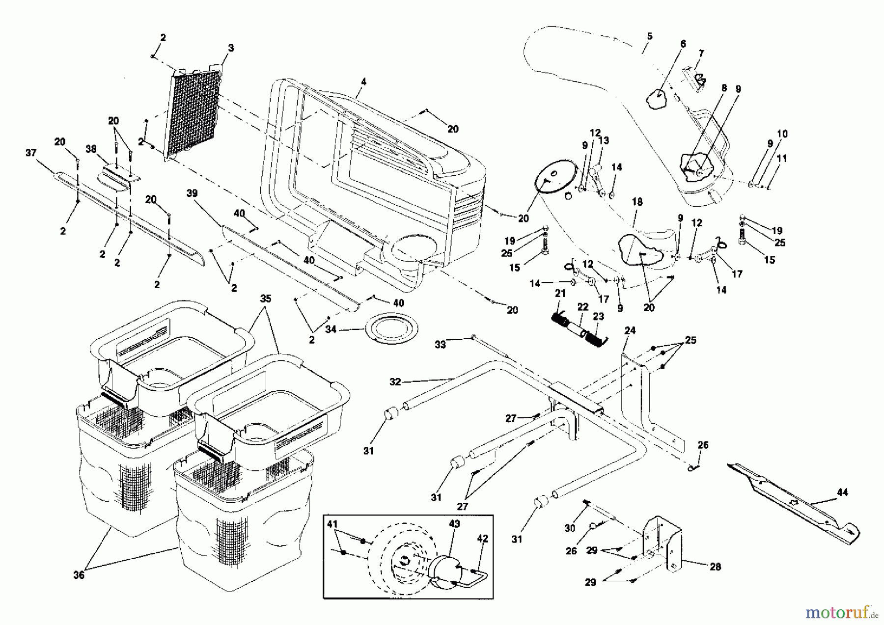 Jonsered Rasen  und Garten Traktoren LR12 (954003411) - Jonsered 36