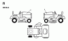 Jonsered LR12U (954820181) - 36" Lawn & Garden Tractor (1997-04) Listas de piezas de repuesto y dibujos DECALS