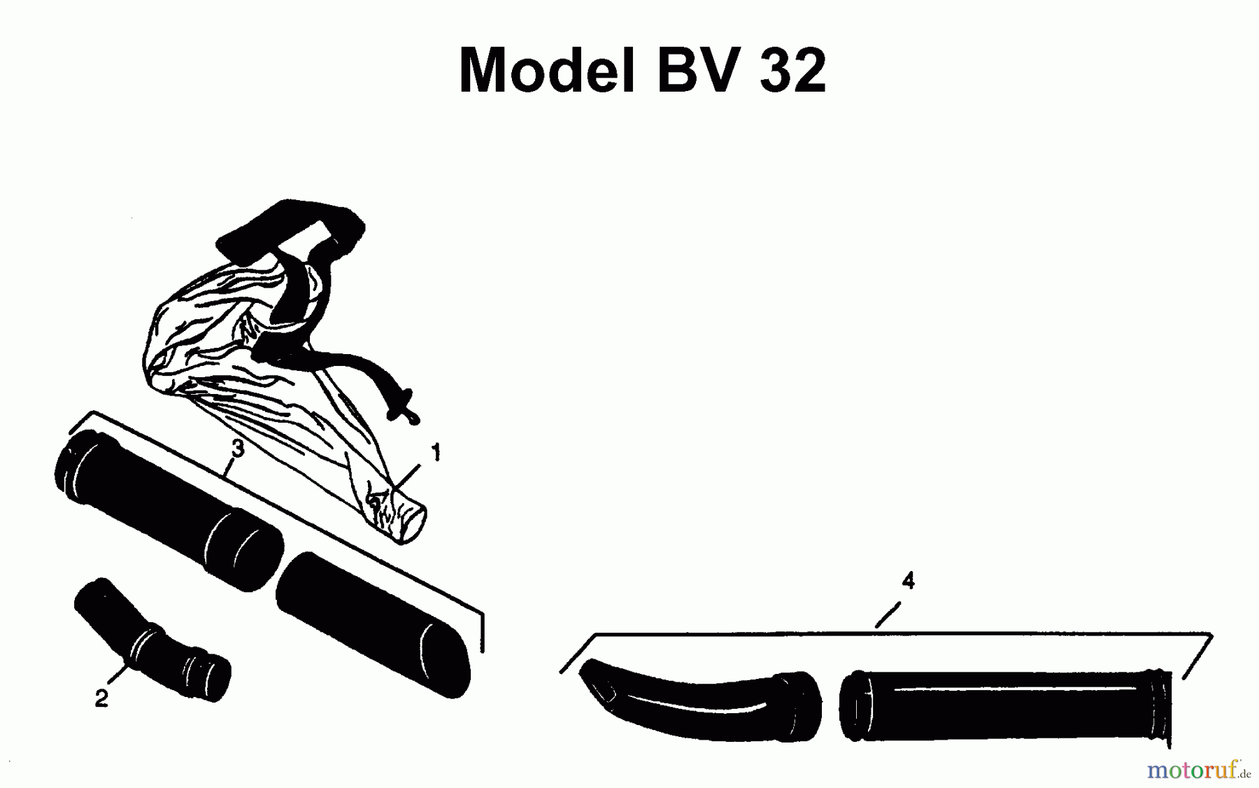  Jonsered Sonstiges BV32 - Jonsered Blower/Vacuum (1997-05) TUBE