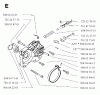 Jonsered 2012EL - Chainsaw (1992-04) Listas de piezas de repuesto y dibujos CHAIN BRAKE