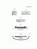 Kawasaki Motoren FD750D-GS00 - Kawasaki FD750D 4-Stroke Engine Ersatzteile LABEL