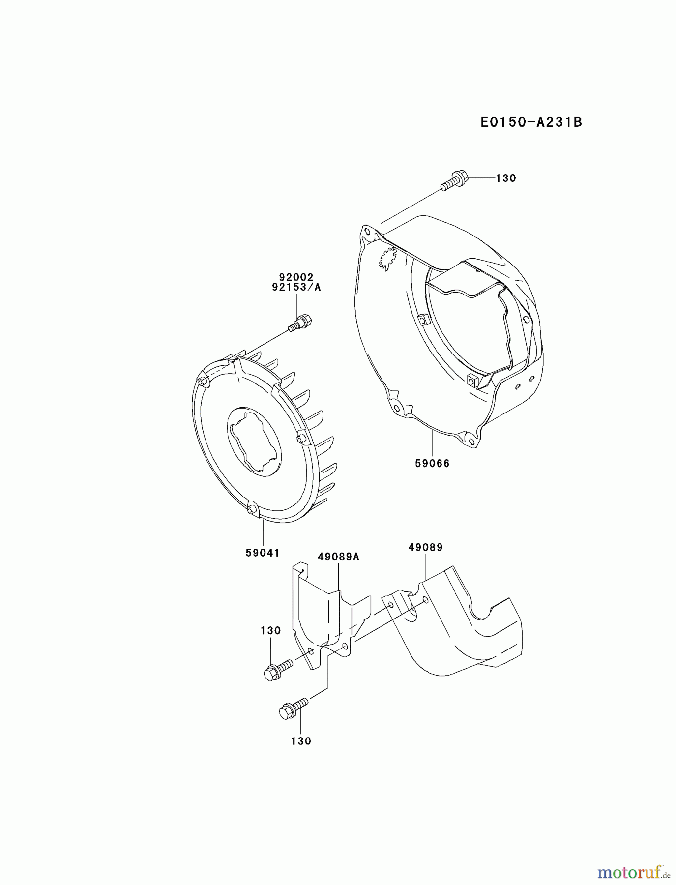  Kawasaki Motoren Motoren, Horizontal FE120D-AS04 - Kawasaki FE120D 4-Stroke Engine COOLING-EQUIPMENT