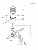 Kawasaki Motoren FA210D-CS06 - Kawasaki FA210D 4-Stroke Engine Ersatzteile PISTON/CRANKSHAFT