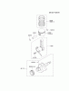 Kawasaki Motoren FE120G-ES00 - Kawasaki FE120G 4-Stroke Engine Ersatzteile PISTON/CRANKSHAFT